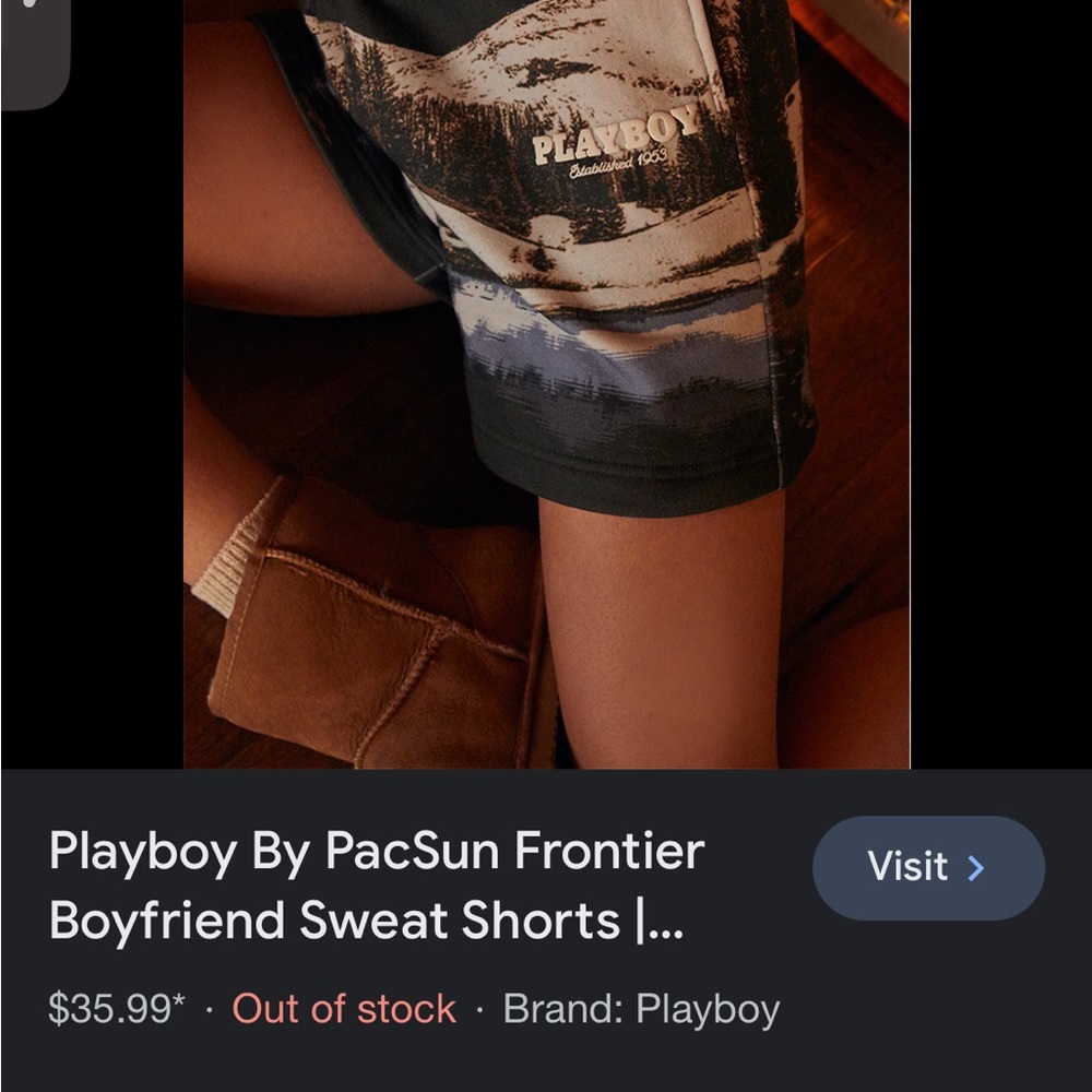 !!!ISO: Pacsun Playboy Frontier Boyfriend Shorts!!!